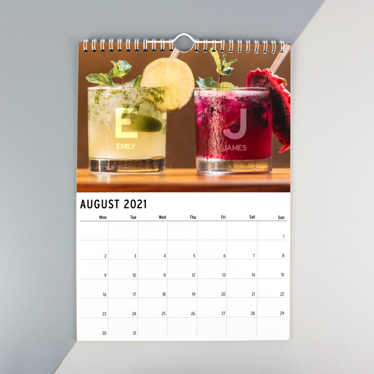 Personalised A4 Couple You And Me Calendar: 2 - Calendars & Planners By Gift Moments