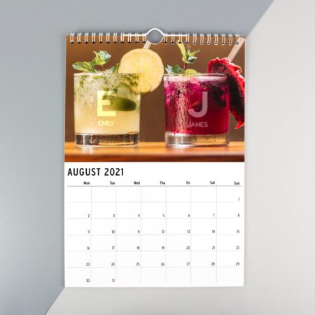 Personalised A4 Couple You And Me Calendar: 2 - Calendars & Planners By Gift Moments