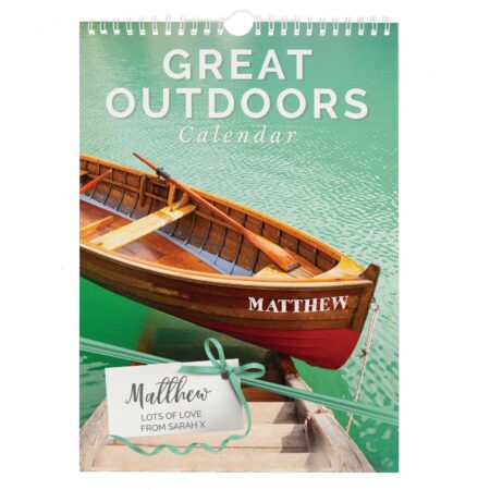 Personalised A4 Great Outdoors Calendar: 5 - Calendars & Planners By Gift Moments