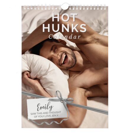 Personalised A4 Hot Hunks Calendar: 5 - Calendars & Planners By Gift Moments