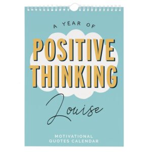 Personalised A4 Motivational Quotes Calendar: 5 - Calendars & Planners By Gift Moments