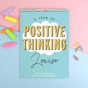 Personalised A4 Motivational Quotes Calendar: 1 - Calendars & Planners By Gift Moments