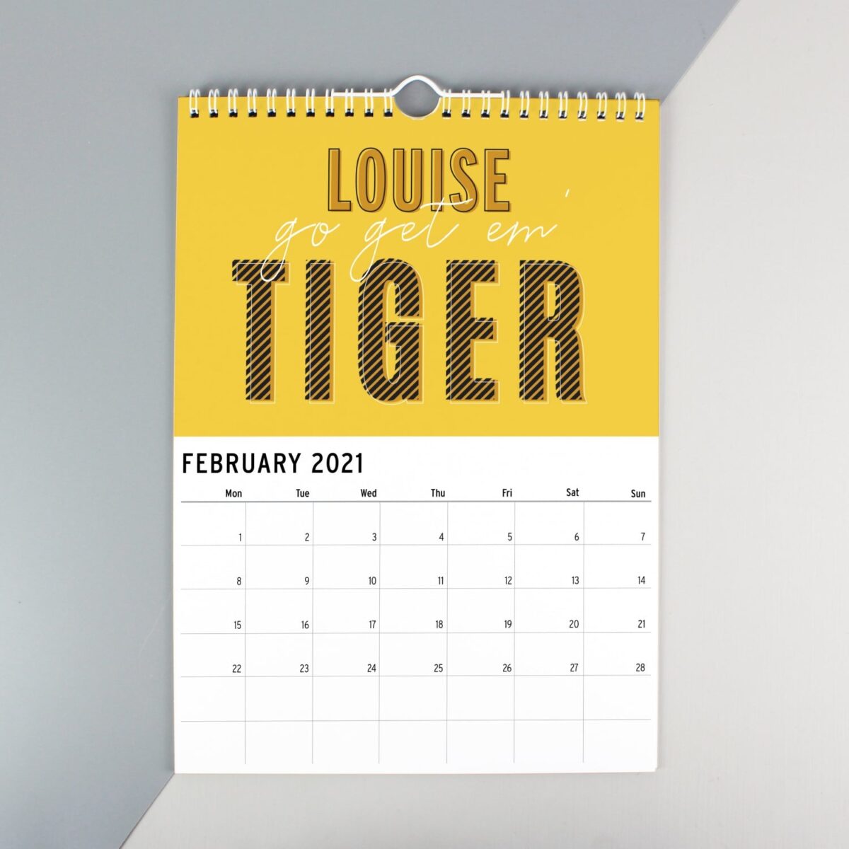 Personalised A4 Motivational Quotes Calendar: 4 - Calendars & Planners By Gift Moments