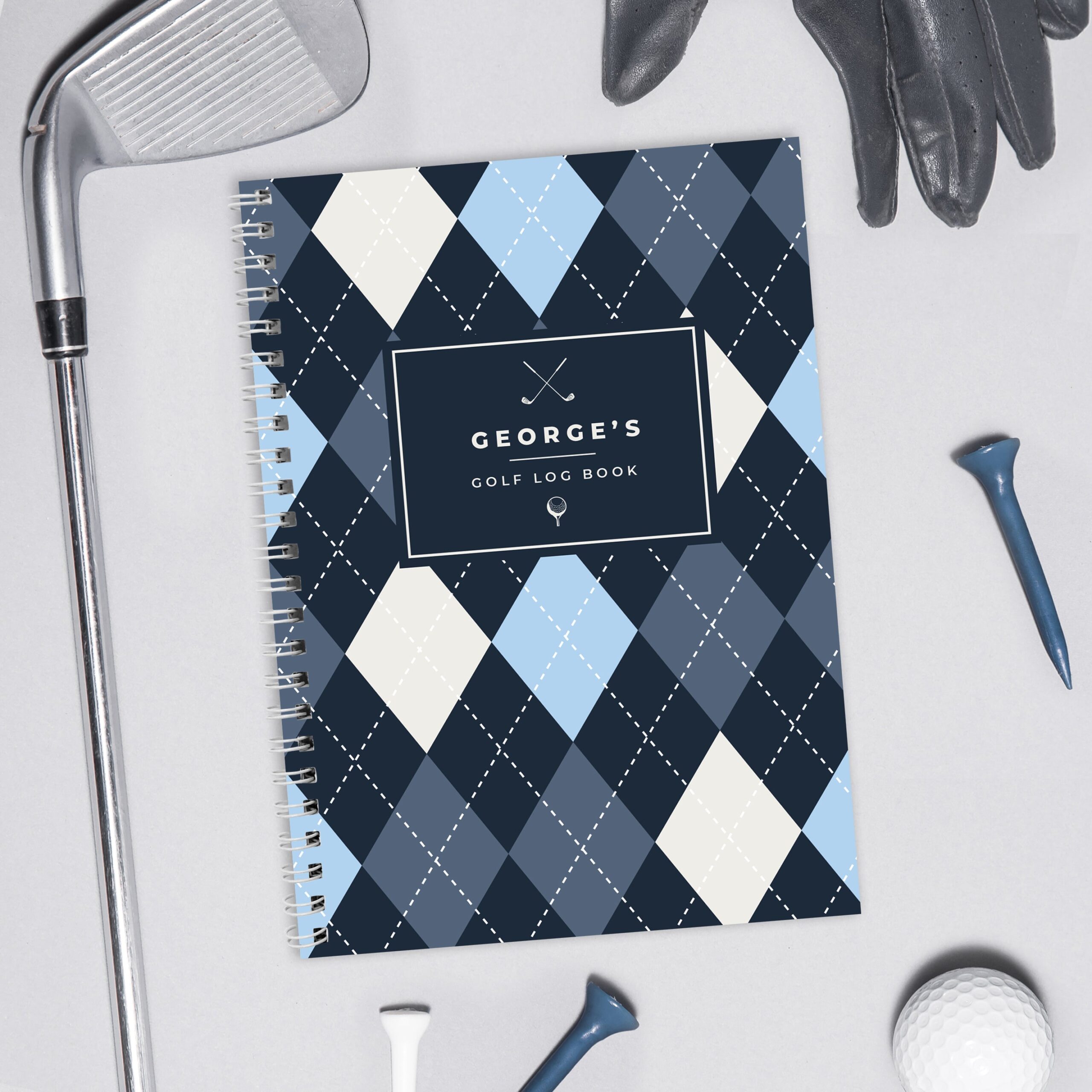 Personalised A5 Golf Log Book: 1 - Notebooks By Gift Moments
