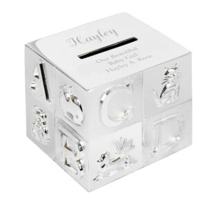 Personalised ABC Money Box: 5 - Money Boxes By Gift Moments