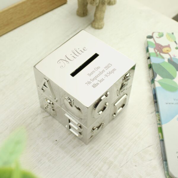 Personalised ABC Money Box: 2 - Money Boxes By Gift Moments