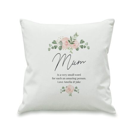 Personalised Abstract Rose Cream Cushion: 5 - Cushions By Gift Moments