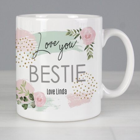 Personalised Abstract Rose Mug: 5 - Mugs By Gift Moments