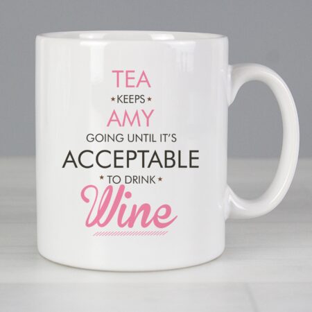 Personalised Acceptable to Drink Mug: 1 - Mugs By Gift Moments