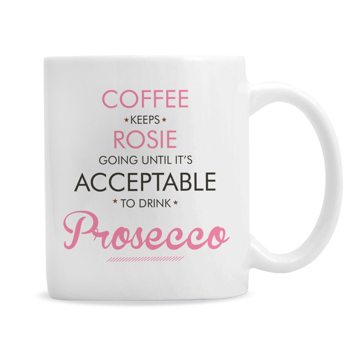 Personalised Acceptable to Drink Mug: 5 - Mugs By Gift Moments