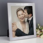 Personalised Always & Forever 10x8 Silver Photo Frame: 1 - Photo Frames By Gift Moments