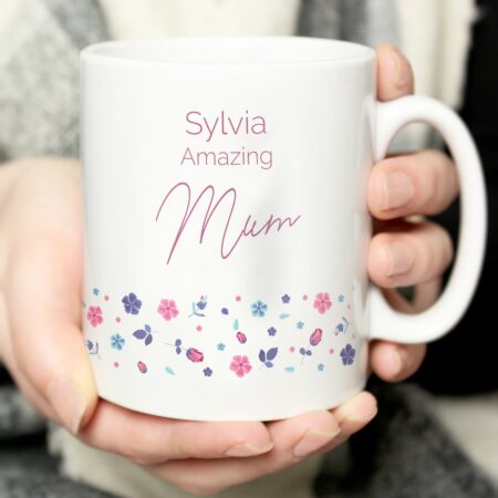 Personalised Amazing Floral Mug: 1 - Mugs By Gift Moments