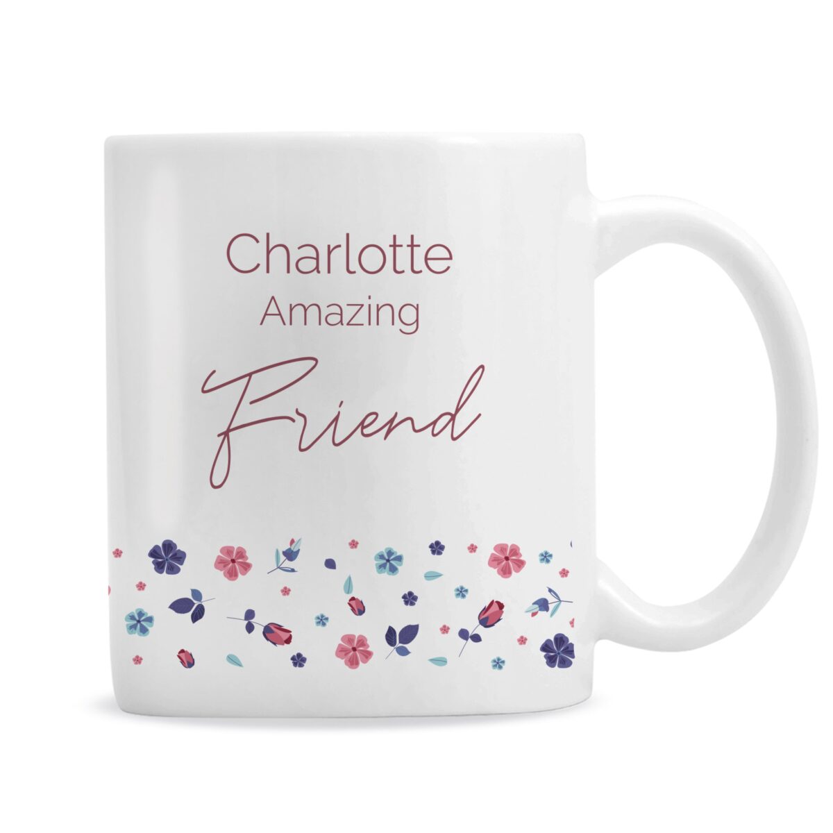 Personalised Amazing Floral Mug: 4 - Mugs By Gift Moments