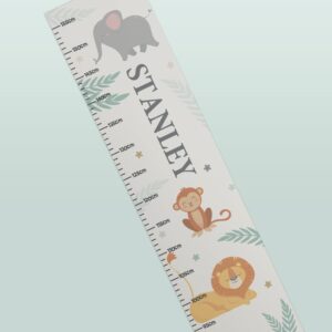 Personalised Animal Height Chart: 4 - Height Charts By Gift Moments