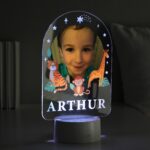 Personalised Animal Photo Upload LED Colour Changing Night Light: 1 - LED Lighting By Gift Moments