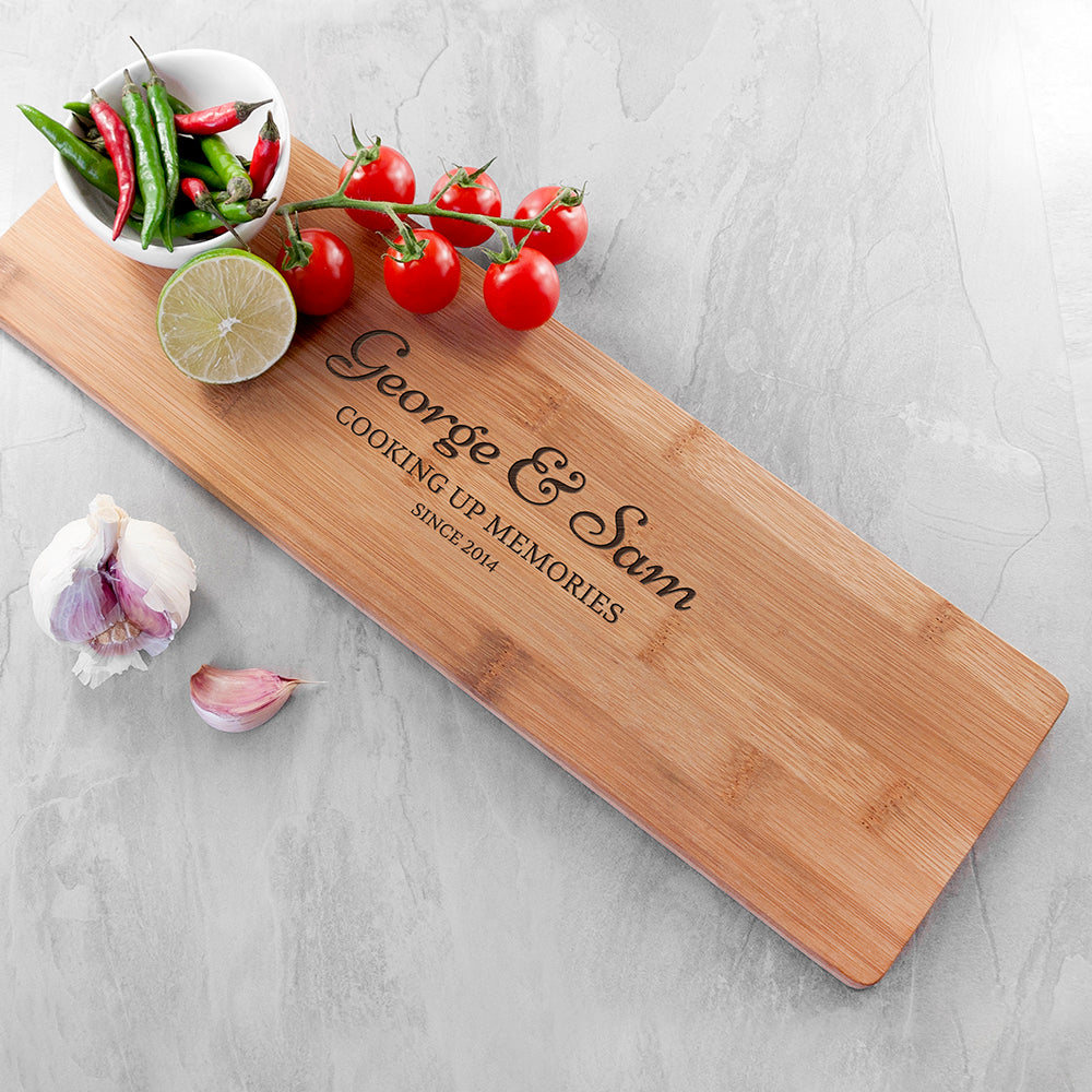 Personalised Anniversary Bamboo Serving Board: 1 - Chopping Boards By Gift Moments