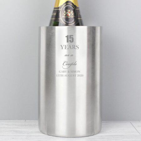 Personalised Anniversary Wine Cooler: 3 - Barware By Gift Moments