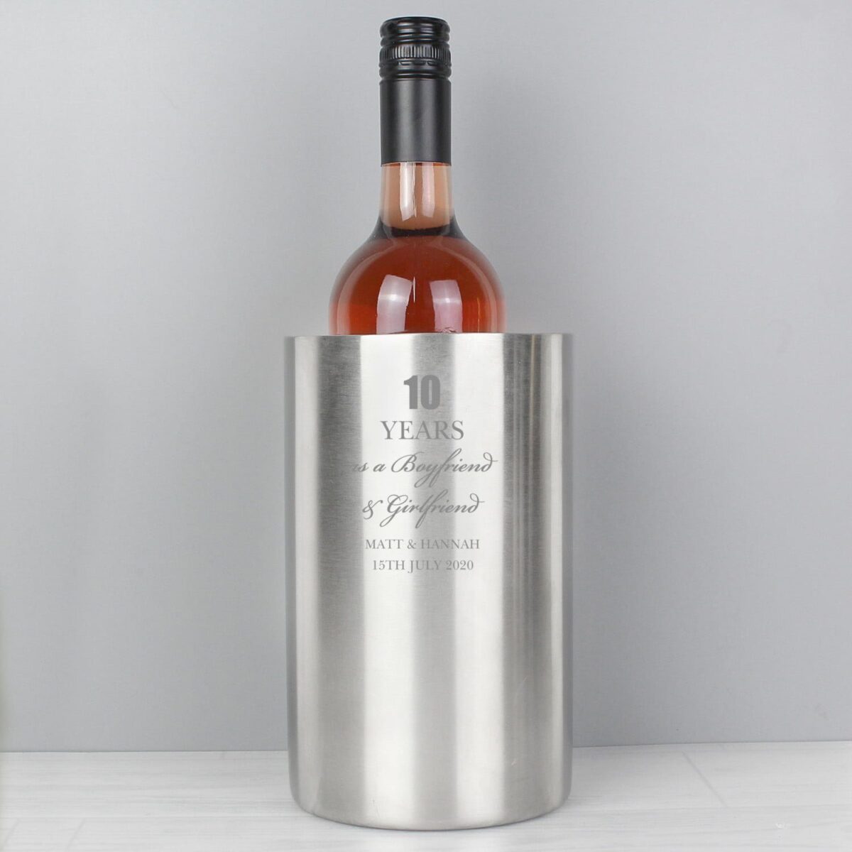 Personalised Anniversary Wine Cooler: 2 - Barware By Gift Moments
