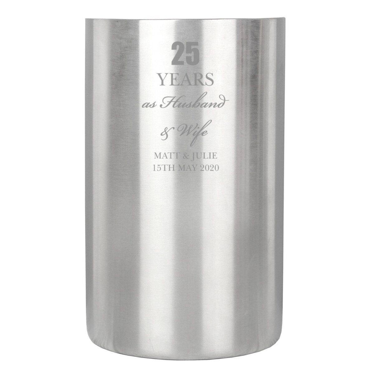 Personalised Anniversary Wine Cooler: 4 - Barware By Gift Moments