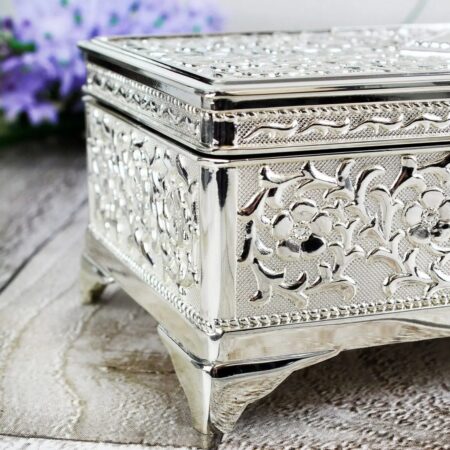 Personalised Antique Silver Plated Jewellery Box: 3 - Jewellery Boxes By Gift Moments