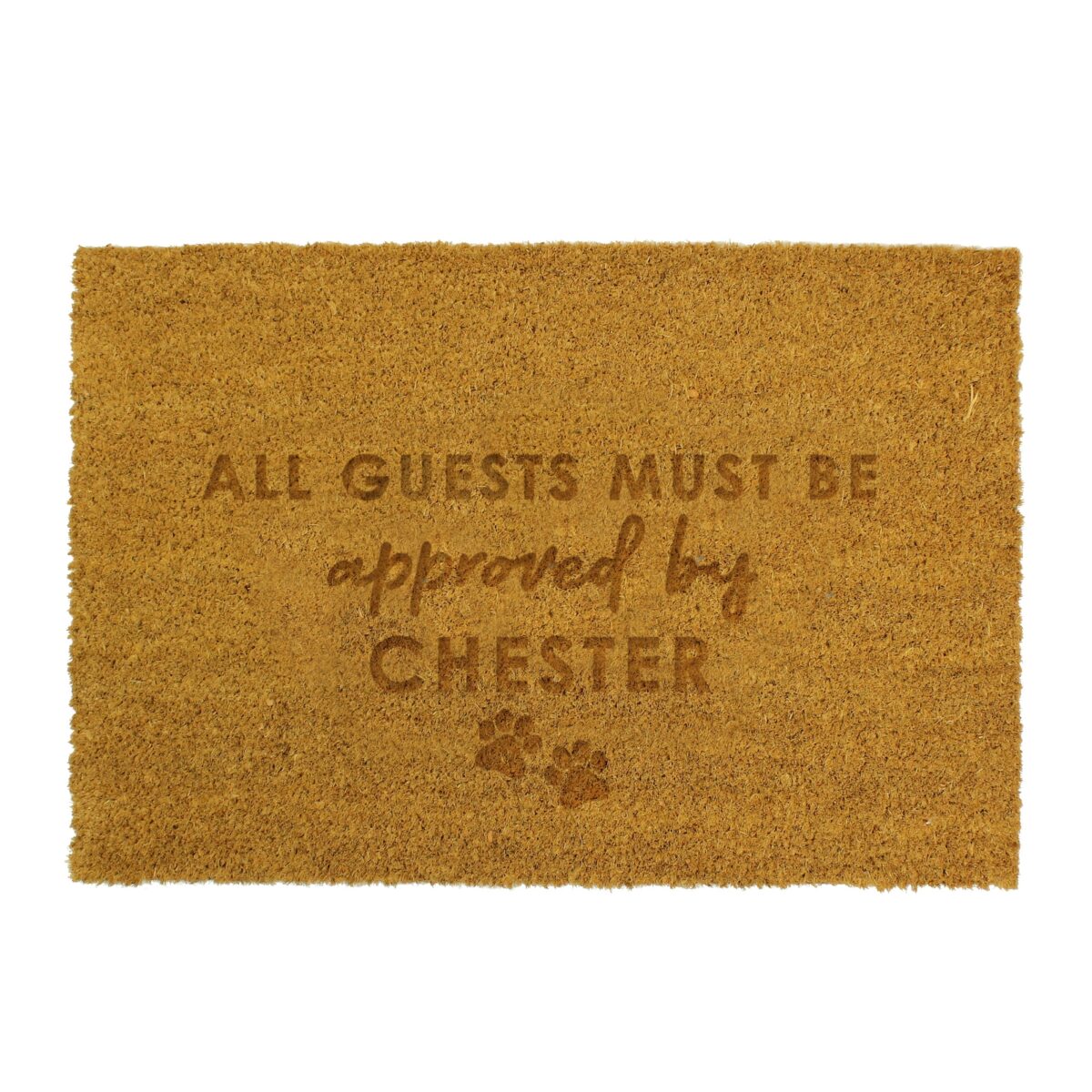 Personalised Approved By The Pet Rectangle Indoor Doormat: 5 - Doormats By Gift Moments