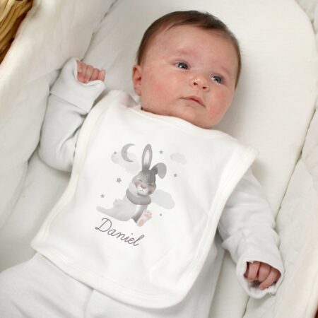 Personalised Baby Bunny Bib: 1 - Baby Clothing By Gift Moments