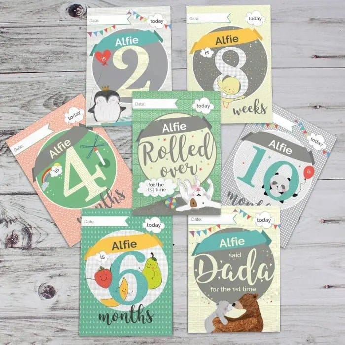 Personalised Baby Cards: For Milestone Moments: 3 - Keepsakes By Gift Moments