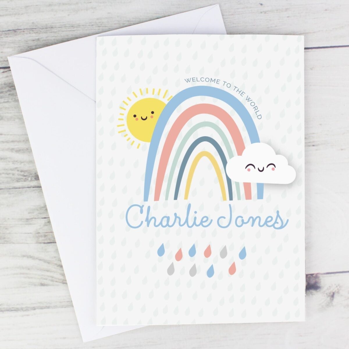 Personalised Baby Shower and New Baby Card: 1 - Greeting Cards By Gift Moments