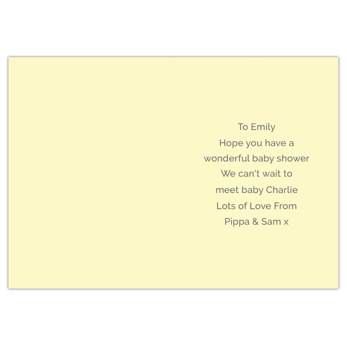 Personalised Baby Shower and New Baby Card: 4 - Greeting Cards By Gift Moments