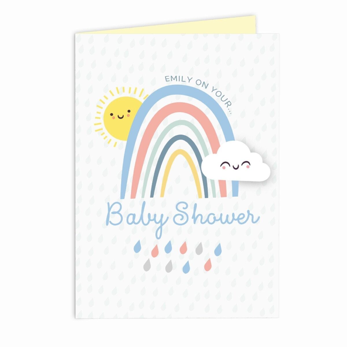 Personalised Baby Shower and New Baby Card: 3 - Greeting Cards By Gift Moments