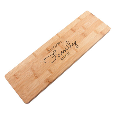 Personalised Bamboo Family Serving Board: 5 - Chopping Boards By Gift Moments