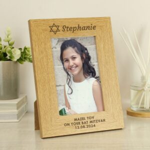 Personalised Bar and Bat Mitzvah 6x4 Portrait Frame: 1 - Photo Frames By Gift Moments