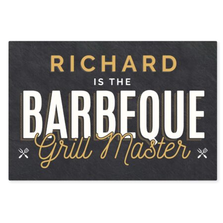 Personalised BBQ Grill Master Metal Sign: 3 - Signs & Plaques By Gift Moments