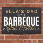 Personalised BBQ Grill Master Metal Sign: 1 - Signs & Plaques By Gift Moments