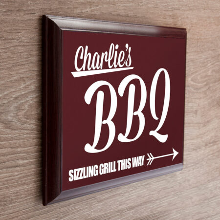 Personalised BBQ Garden Sign: 1 - Signs & Plaques By Gift Moments