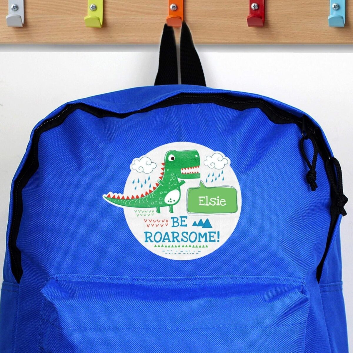 Personalised ’Be Roarsome’ Dinosaur Backpack: 2 - Kids Bags By Gift Moments