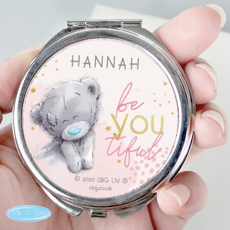 Personalised be you tiful compact mirror
