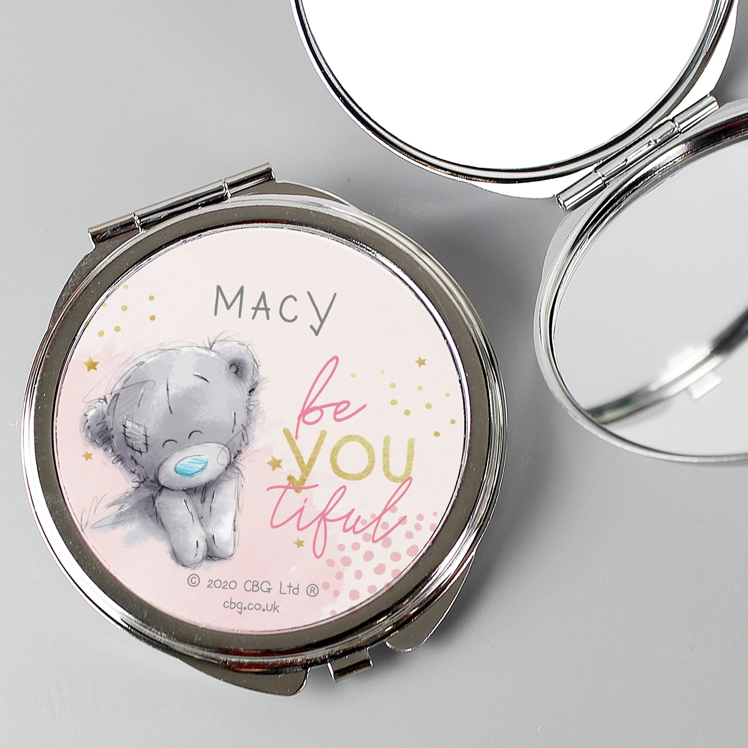Personalised be you tiful compact mirror