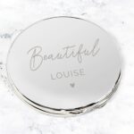 Personalised beautiful compact mirror
