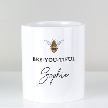 Personalised Bee-u-tiful Ceramic Storage Pot: 4 - Storage By Gift Moments