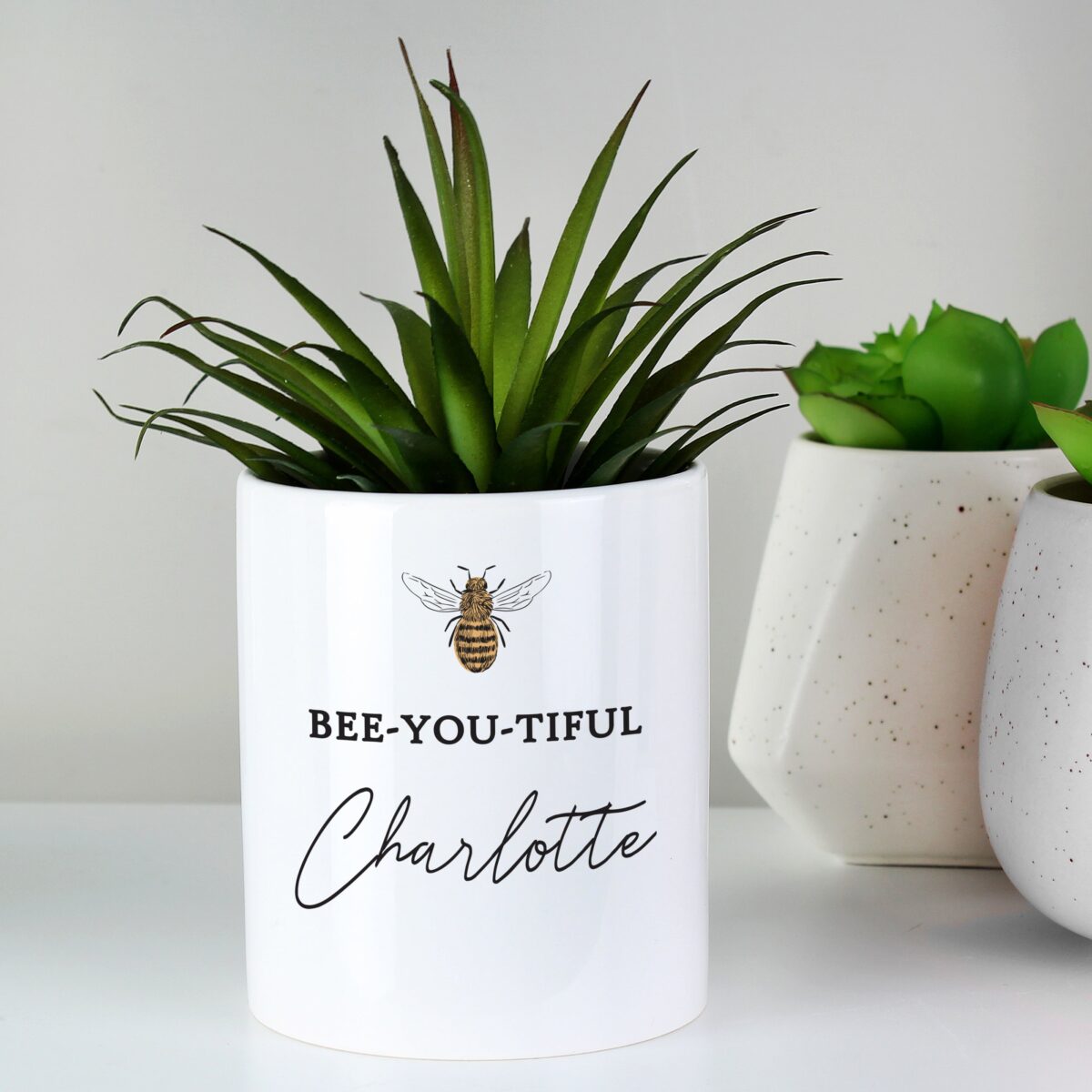 Personalised Bee-u-tiful Ceramic Storage Pot: 3 - Storage By Gift Moments