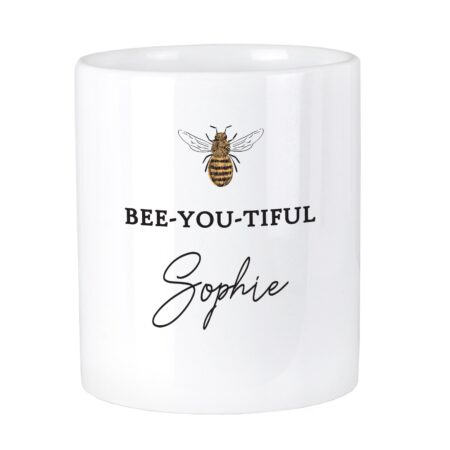 Personalised Bee-u-tiful Ceramic Storage Pot: 2 - Storage By Gift Moments