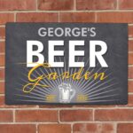 Personalised Beer Garden Metal Sign: 1 - Signs & Plaques By Gift Moments