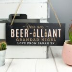 Personalised Beer-illiant Hanging Slate Plaque: 1 - Signs & Plaques By Gift Moments