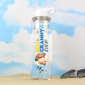 Personalised Best Ever Photo Upload Water Bottle: 2 - Water Bottles By Gift Moments