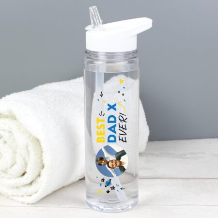 Personalised Best Ever Photo Upload Water Bottle: 1 - Water Bottles By Gift Moments