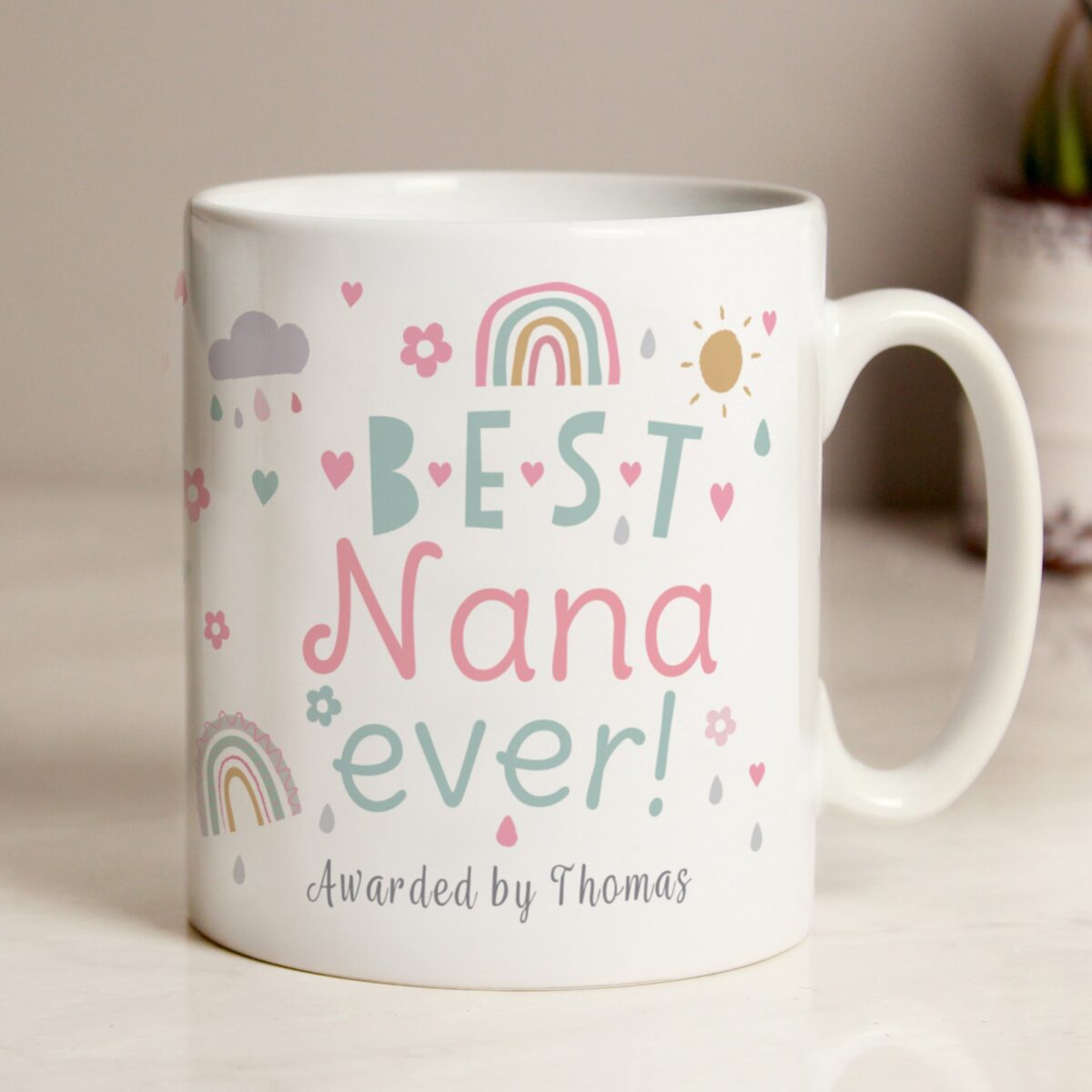 Personalised Best Ever Rainbows & Sunshine Mug: 6 - Mugs By Gift Moments