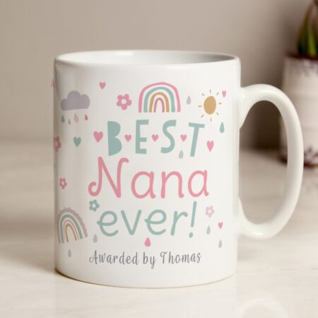 Personalised Best Ever Rainbows & Sunshine Mug: 6 - Mugs By Gift Moments