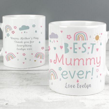 Personalised Best Ever Rainbows & Sunshine Mug: 7 - Mugs By Gift Moments