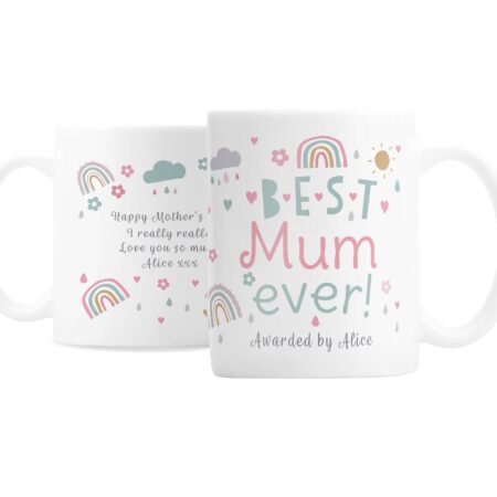 Personalised Best Ever Rainbows & Sunshine Mug: 5 - Mugs By Gift Moments